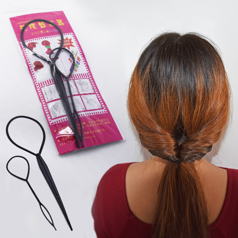 掏发器 盘发器 拉发针 盘发工具穿发棒 女孩配饰掏发器