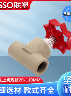 联塑PPR截止阀4分6分阀门阀芯水阀闸阀升降式铜20 25 32 40 50 63