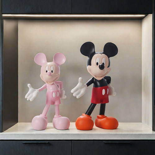 卡通米老鼠展示柜装饰品