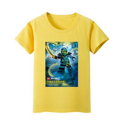 童装乐高幻影忍者儿童短袖t恤