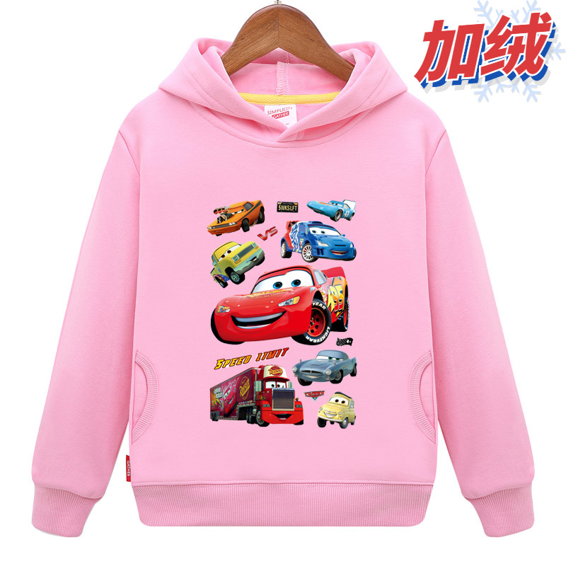 男童女童很多小汽车总动员卫衣儿童装小赛车长袖宝宝闪电麦昆衣服