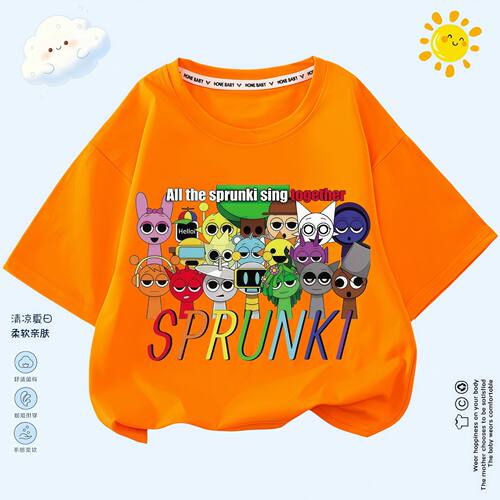 Sprunki音乐节奏盒子周边衣服儿