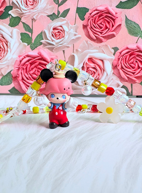 米老鼠潮流水晶项链卡通可爱