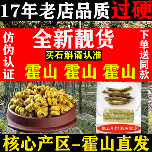 当季新货官方正品霍山铁皮石斛枫斗优等颗粒深山中林下正宗药材