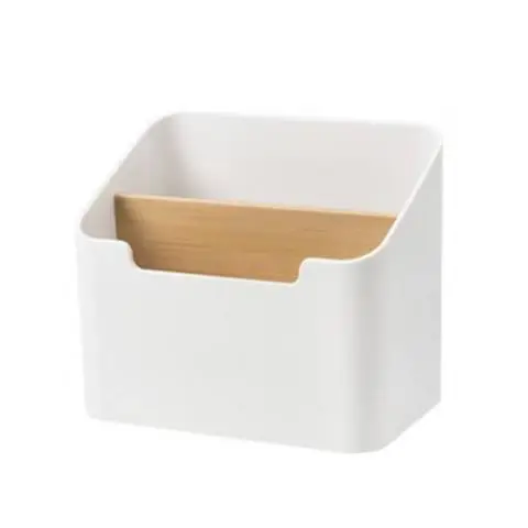 茶几双格收纳盒纳川收纳杂物收纳架遥控器楠竹整理盒客厅化妆品