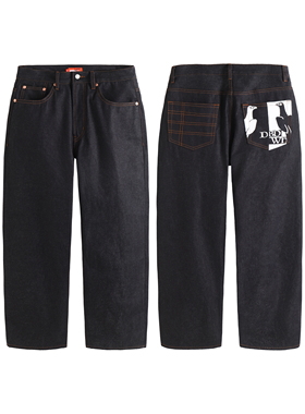 DBD WH 硬挺宽松牛仔裤13.5oz 原牛BAGGY长裤