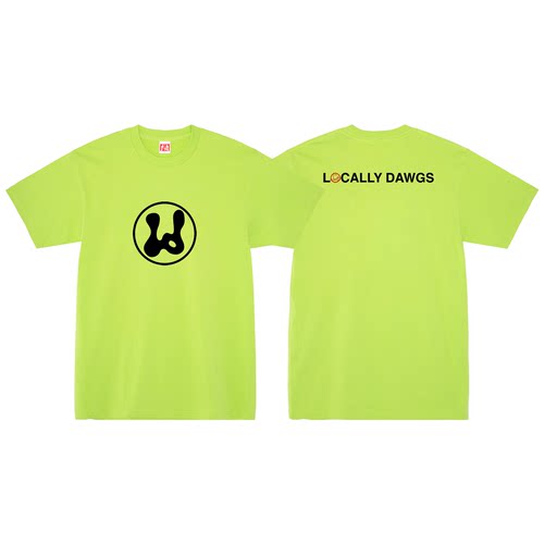 LocallyDawgs全棉宽松印花短袖