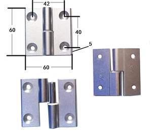 可拆卸式 平开型拔插型铝合金合页加厚可拆合页4040 型材脱卸铰链
