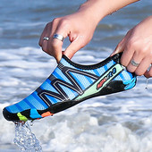 户外男女游泳涉水溯溪潜水速干防滑防割沙滩鞋 赤足软底贴肤浮潜鞋