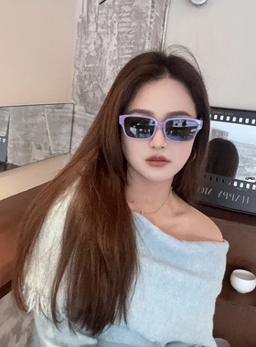 紫色少女感多巴胺墨镜