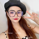 TR90明星新款 大框方形眼镜ins网红显瘦框架防蓝光护目平光镜男女
