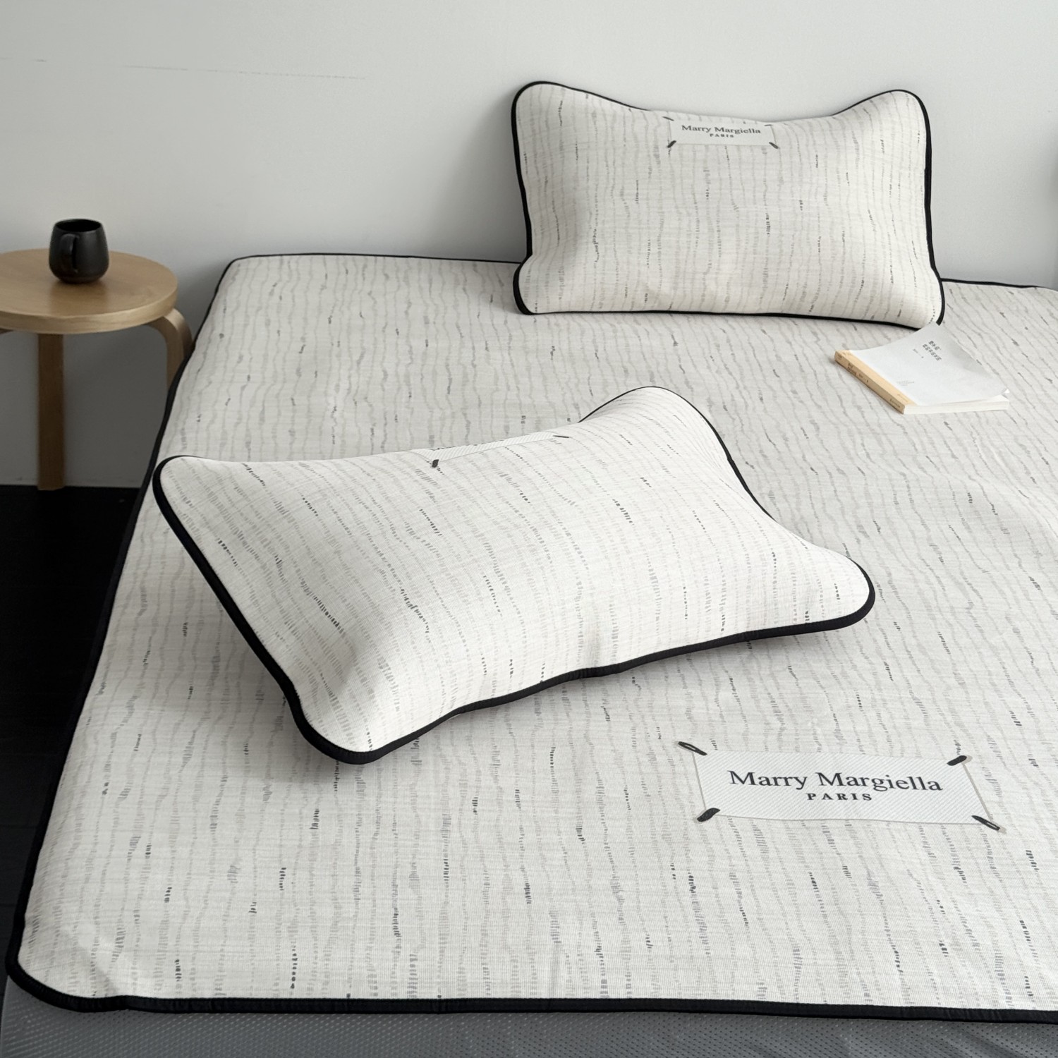 Layman外行【麦吉拉】夏季可水洗机洗冰丝凉席三件套空调凉垫子