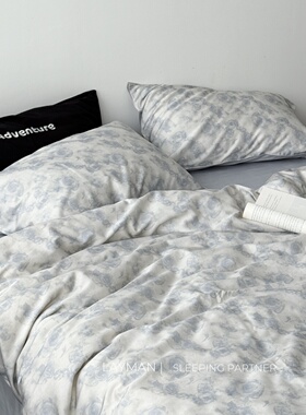 Layman外行 【春至】60支数码印花砂洗天丝棉四件套超柔裸睡床品