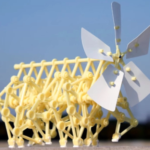 风能动力车风力仿生兽机械兽怪兽拼装组装小玩具科技科学小制作