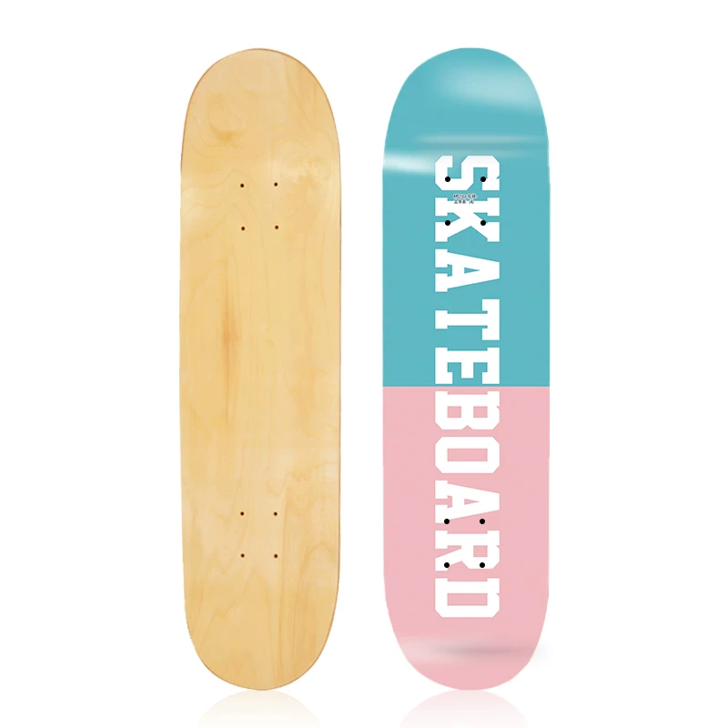 Two -upcrush skateboard surface, northeast of Russia, maple skateboard, bare plate deep concave foot action fancy skateboard surface