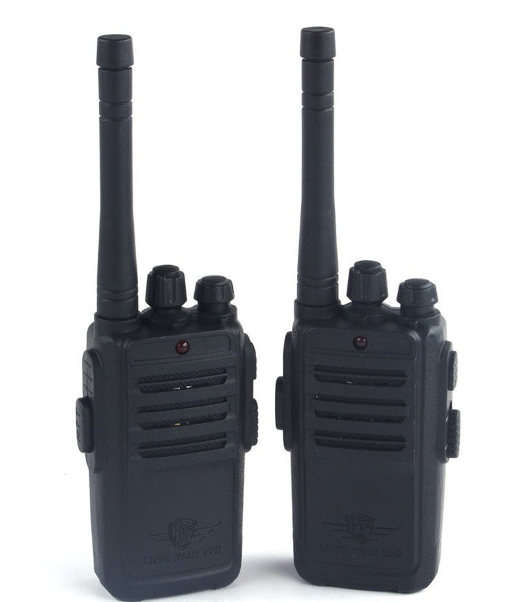 儿童玩具装备配件对讲机 过家家玩具黑猫警长警察对讲机配送电池