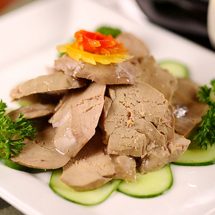 香蜜鸭肝熟肥肝酒店冷冻凉拌速冻半成品酒店特色凉菜商用餐饮冷盘