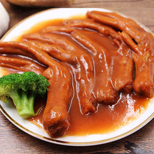 鲍汁扣鹅掌速冻食品酒店食材餐饮饭店商用速冻半成品加热即食10个