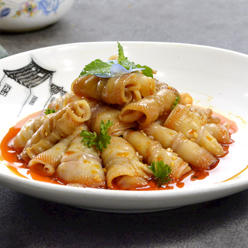 香辣鹅唇椒香麻辣雁唇饭店特色凉拌菜食材方便熟食凉菜商用预制菜