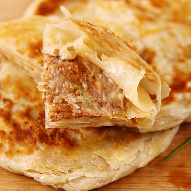 黑胡椒牛肉馅饼肉夹馍早餐牛肉饼粥店速冻食品半成品油炸煎饼烧饼