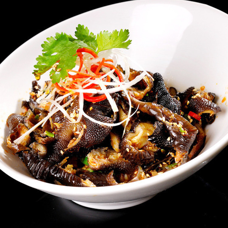 四川特色美食脱骨麻辣乌鸡爪去骨盐帮无骨黑凤爪酒店凉菜食材小吃