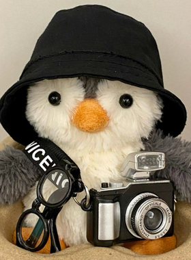 【仅衣服】jellycat11cm花生企鹅衣服帽16/18/23厘米玩偶相机配饰