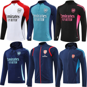 阿森纳训练服半拉链足球服秋冬儿童长袖 卫衣出场风衣夹克外套球衣
