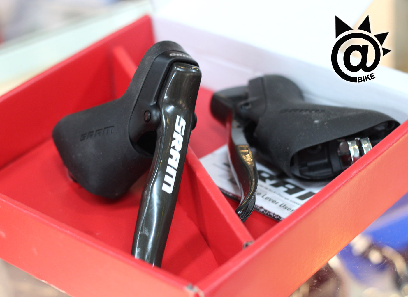 碳纤单速车弯把刹把SRAM