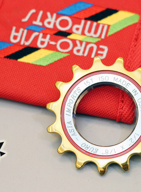 @BIKE FIXED GEAR EAI PRO GOLD 单速场地车钢制死飞飞轮