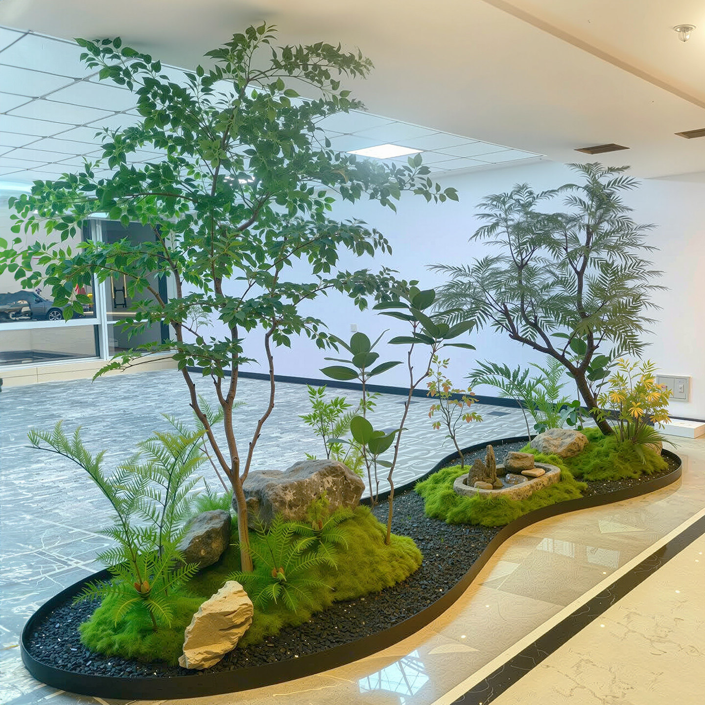 造景假树仿真绿植组合装饰