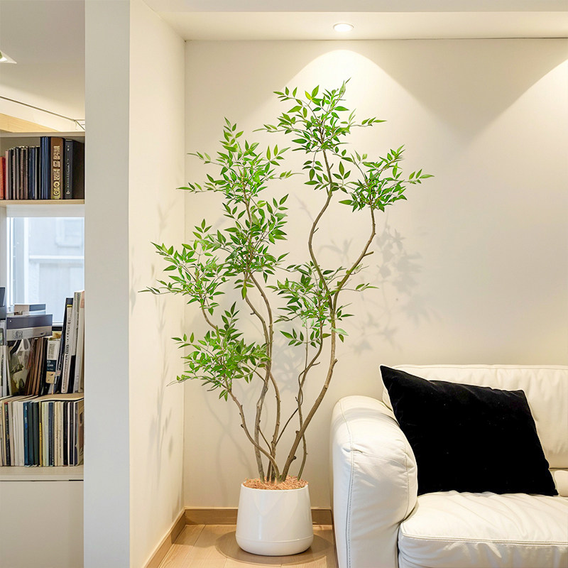 南天竹仿真绿植简约风大型沙发边落地摆件高品质室内装饰仿生植物,鲜花速递/花卉仿真/绿植园艺,仿真绿植,淘宝优惠券,粉丝福利购,淘宝优惠卷