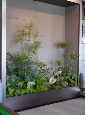 仿真绿植组合造景装饰摆件