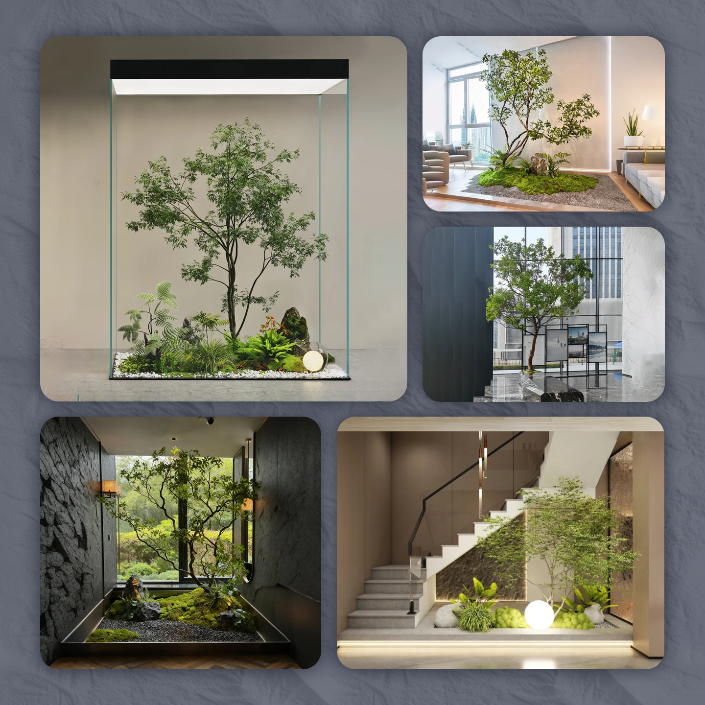 仿真植物造景阳台景观布置