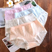 Quần lót liền thân nữ cotton mid-tăng kháng khuẩn cô gái cotton modal mùa hè phần mỏng quần short - Giống cái