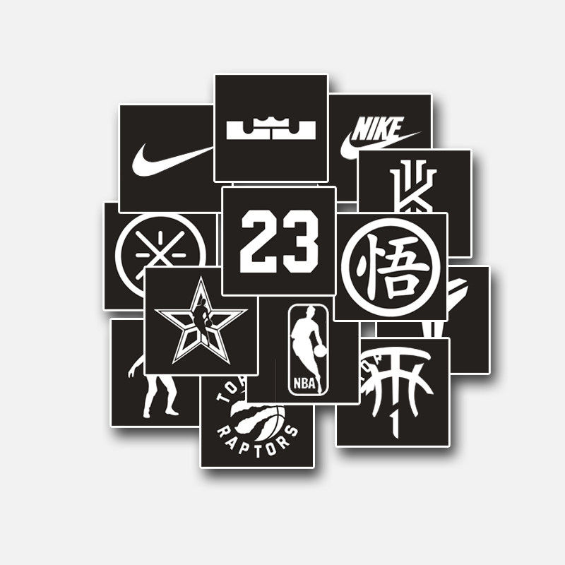as 镂空贴纸图案 diy球鞋模板 喷绘湖人手绘工具遮蔽纸球星系列