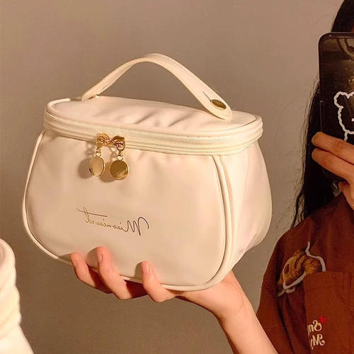 化妆包女2025新款手提防水化妆品刷口红收纳包分层袋随身旅行感手