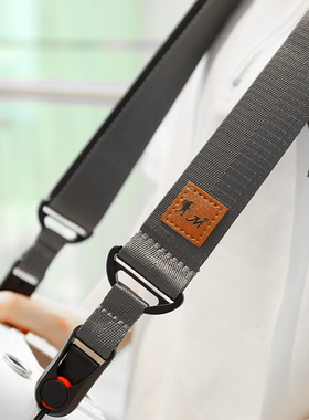 适用于富士xt30微单反索尼康z67佳能斜挎挂脖绳快拆背带相机肩带