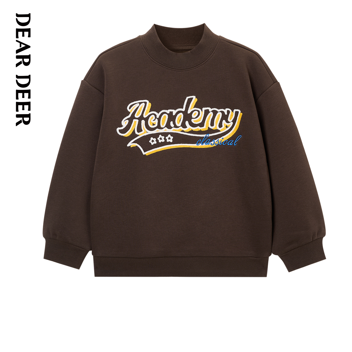 【门店同款】迪迪鹿童装男大童卫衣儿童冬季新款加绒加厚套头上衣