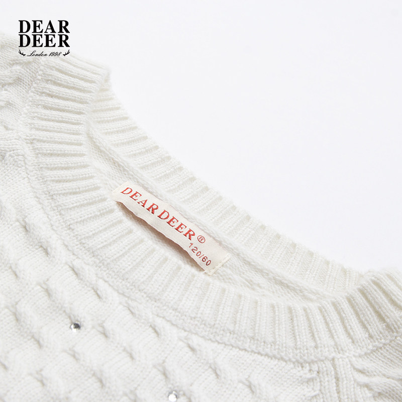Pull fille DEAR DEER à manche longue - Ref 2105846 Image 5