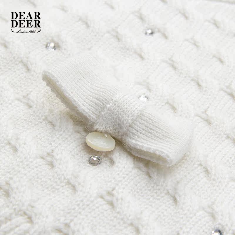 Pull fille DEAR DEER à manche longue - Ref 2105846 Image 4