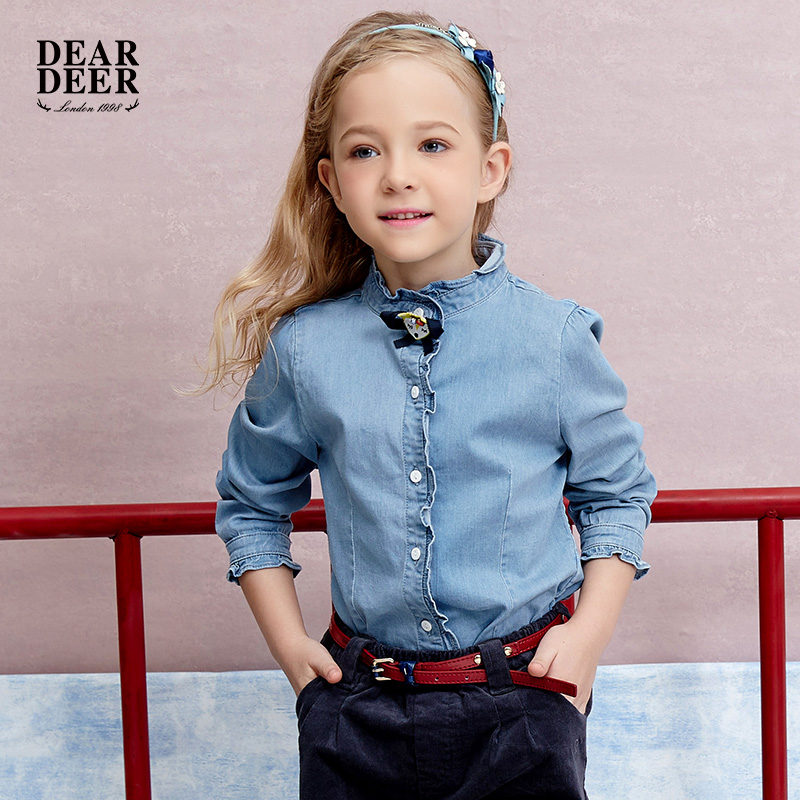 Chemise fille DEAR DEER à manche longue - Ref 2084746 Image 2