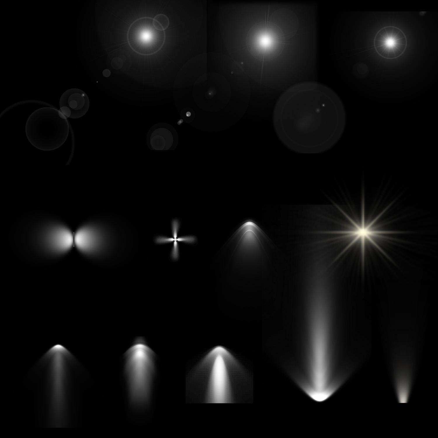 （224）灯光PSD分层夜景设计室内设计 led灯光 效果图后期素材