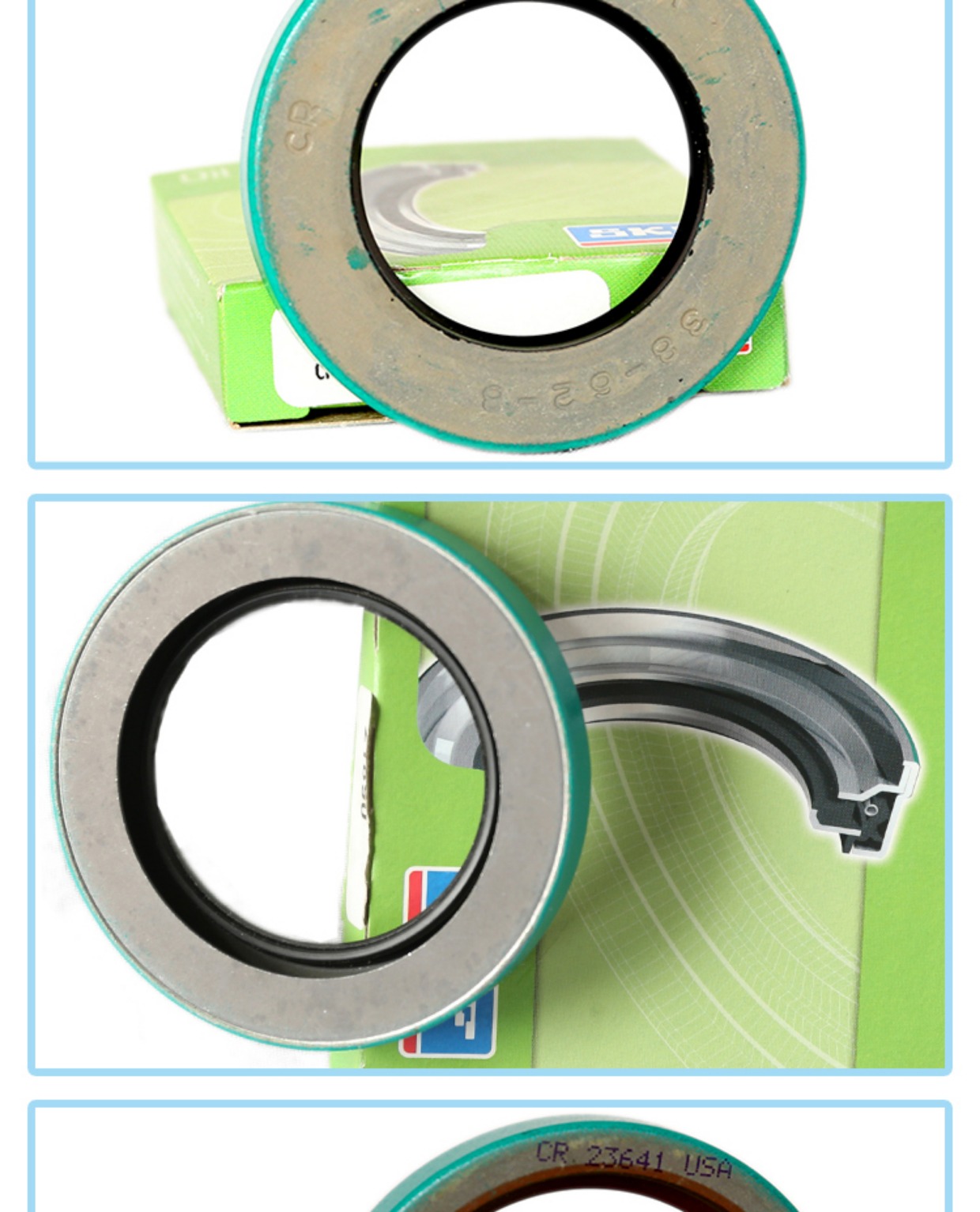 瑞典斯凯孚SKF美国CR进口浮动密封\CR93115