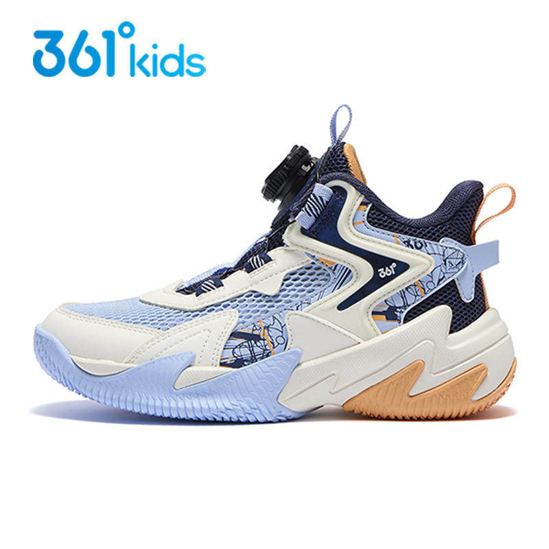 悍将|361童鞋男童篮球鞋专业防滑秋冬季新款透气青少年儿童运动鞋