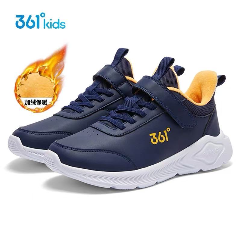 361男童皮面防水运动鞋