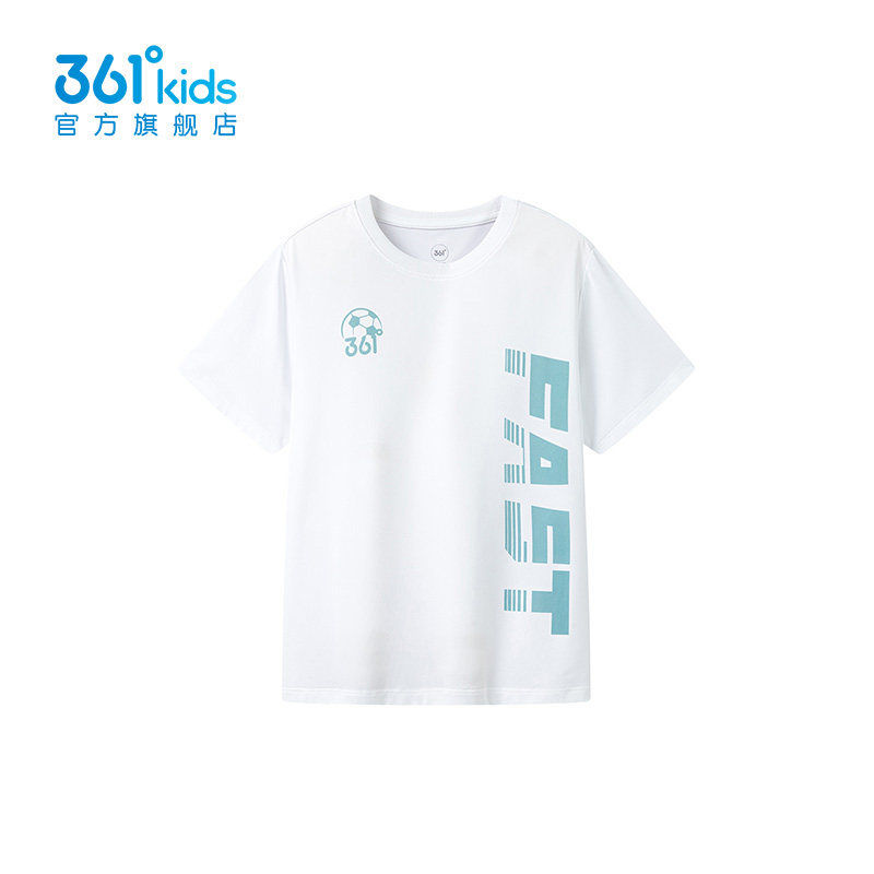 361男童足球运动衫2026秋季新款圆领短袖小学生速干T恤K52531221