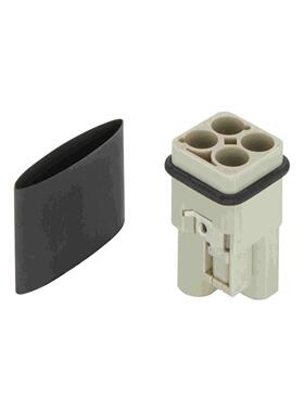 HARTING浩亭09120033052哈丁矩形连接器Han Q 紧凑型连接器公头