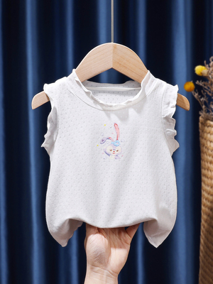 taobao agent Children's summer vest, breathable T-shirt, top, Korean style