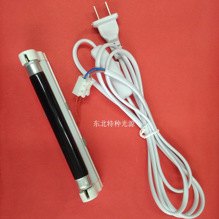 uva 365nm 4w 紫光灯管 荧光检测灯管 带灯架整套