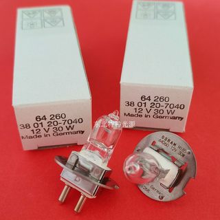 六六YZ-5G裂隙灯灯泡 12V30W YZ5S/YZ5T裂隙灯显微镜光源64260